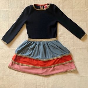 Mini Boden Holiday Sweater Dress 5/6